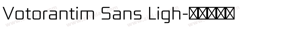 Votorantim Sans Ligh字体转换
